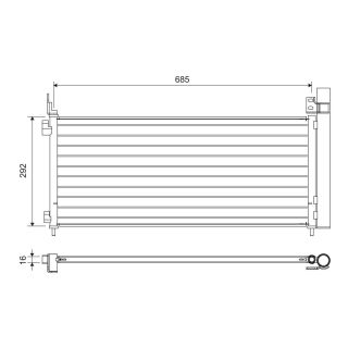 Kondensatorius, oro kondicionierius VALEO 822720