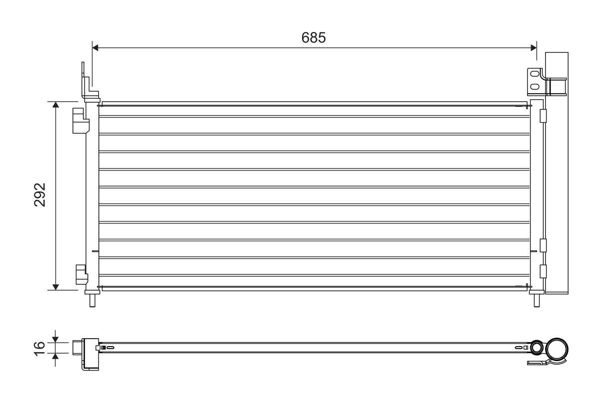 Kondensatorius, oro kondicionierius VALEO 822720