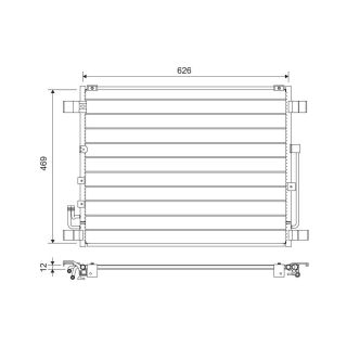 Kondensatorius, oro kondicionierius VALEO 822724