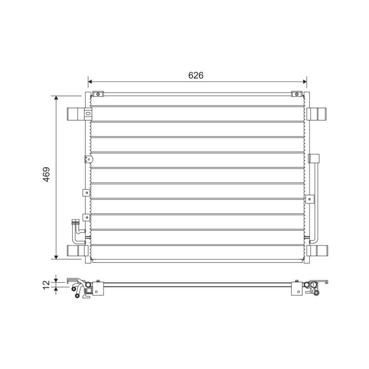 Kondensatorius, oro kondicionierius VALEO 822724