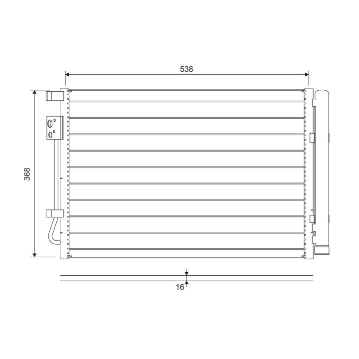 Kondensatorius, oro kondicionierius VALEO 822726