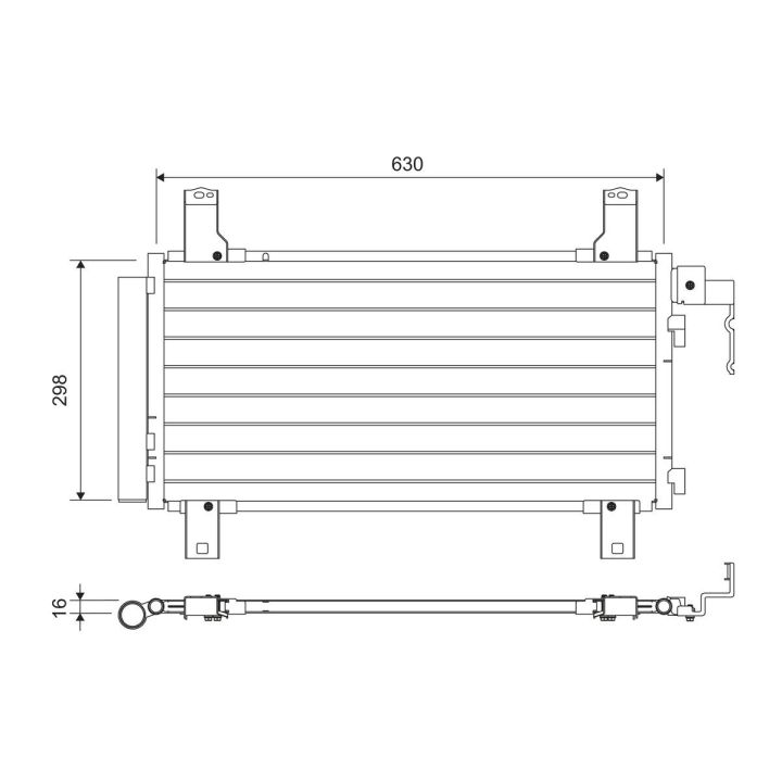 Kondensatorius, oro kondicionierius VALEO 822738