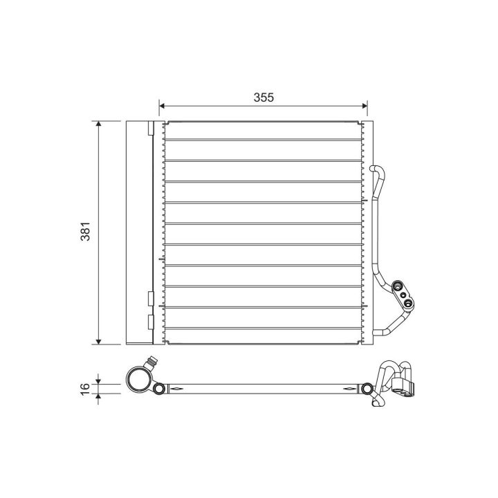 Kondensatorius, oro kondicionierius VALEO 822741