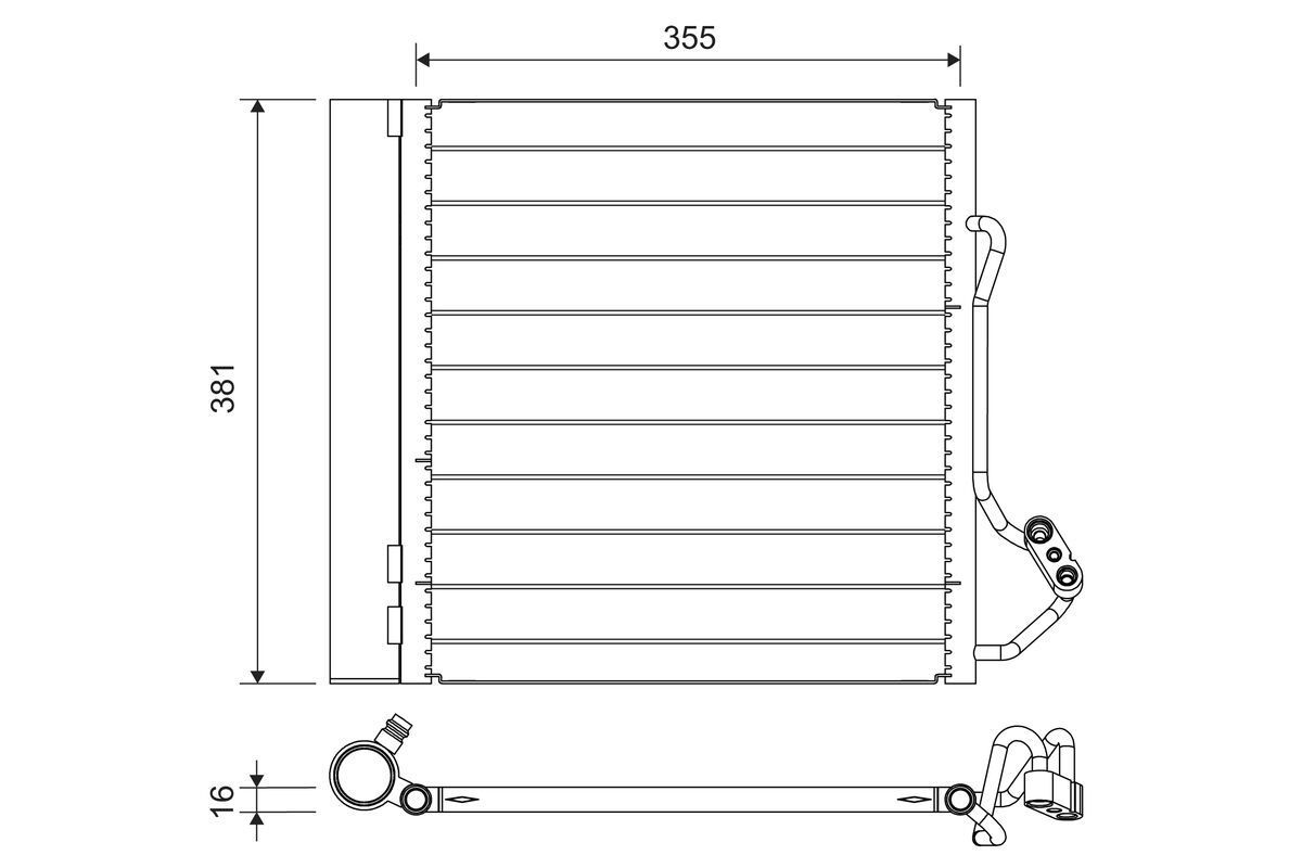Kondensatorius, oro kondicionierius VALEO 822741