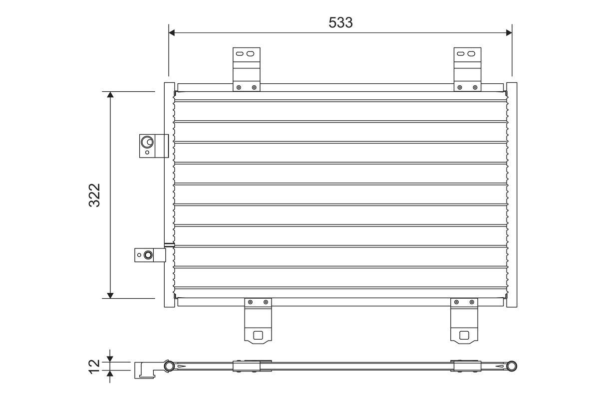 Kondensatorius, oro kondicionierius VALEO 822743