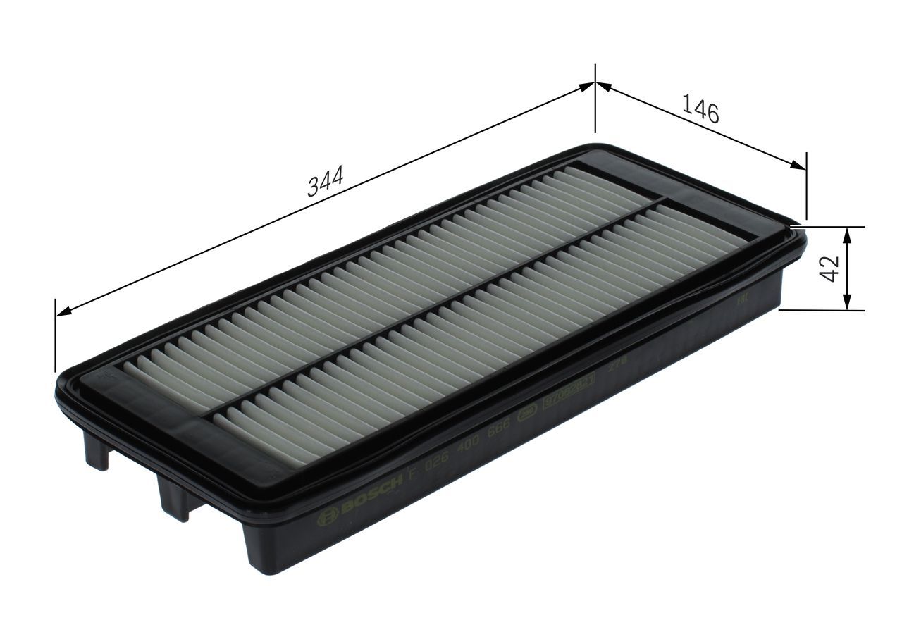 Oro filtras BOSCH F 026 400 666