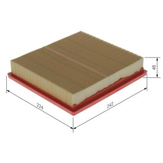 Oro filtras BOSCH F 026 400 668