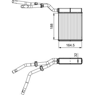 šilumokaitis, salono šildymas VALEO 812359