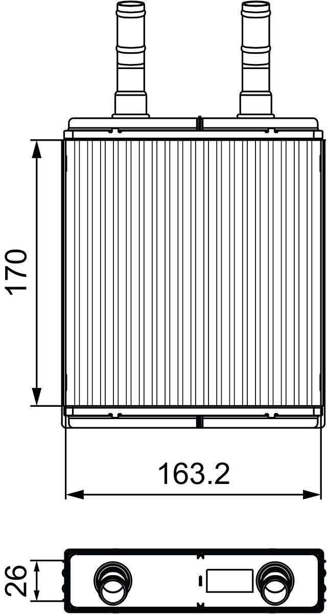 šilumokaitis, salono šildymas VALEO 812409