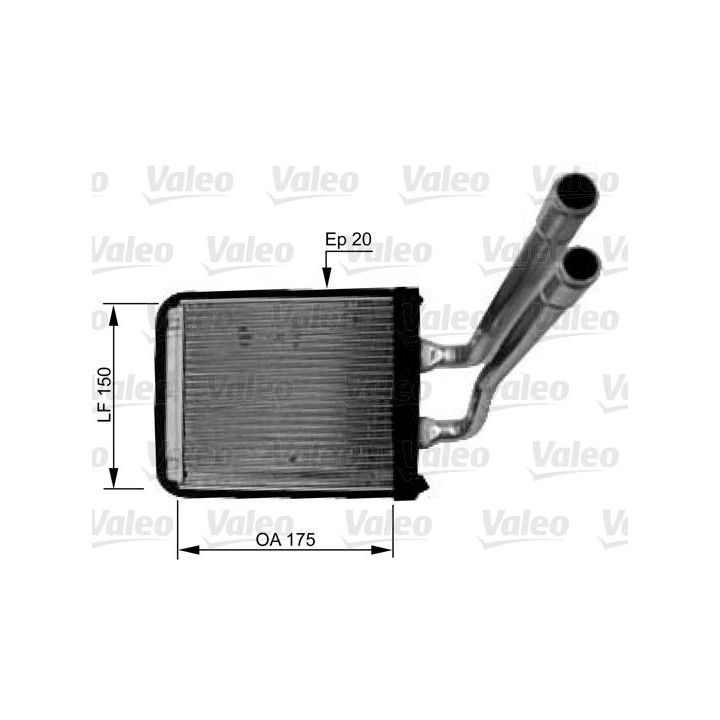 šilumokaitis, salono šildymas VALEO 812436