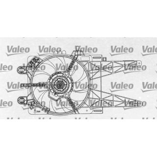Ventiliatorius, radiatoriaus VALEO 698763