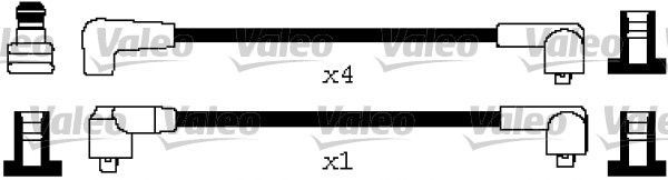 Uždegimo laido komplektas VALEO 346628