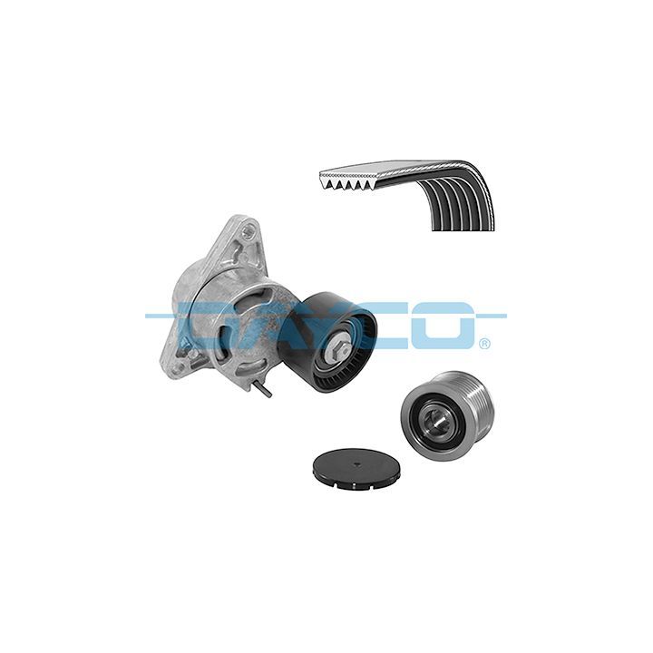 V formos rumbuotas diržas, komplektas DAYCO KPV941