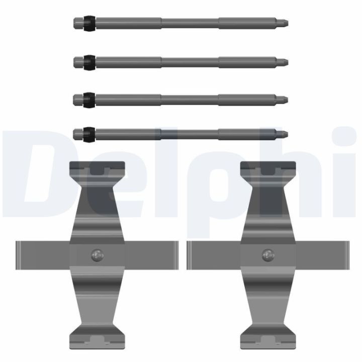 Priedų komplektas, diskinių stabdžių trinkelės DELPHI LX0785