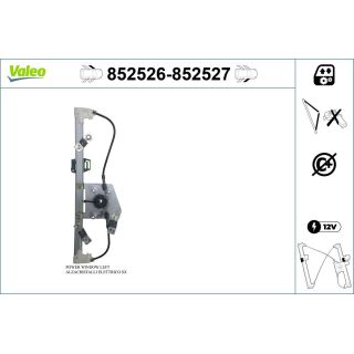 Lango pakėliklis VALEO 852526
