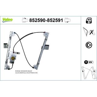 Lango pakėliklis VALEO 852590