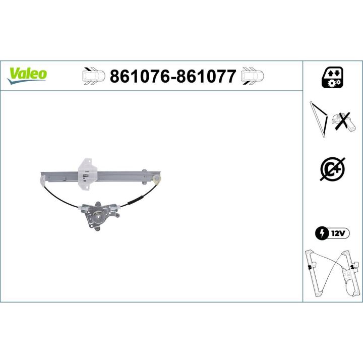 Lango pakėliklis VALEO 861076