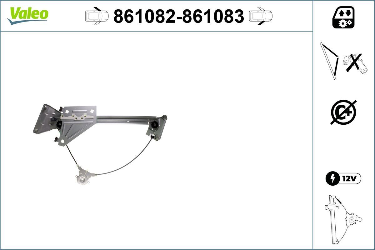 Lango pakėliklis VALEO 861082