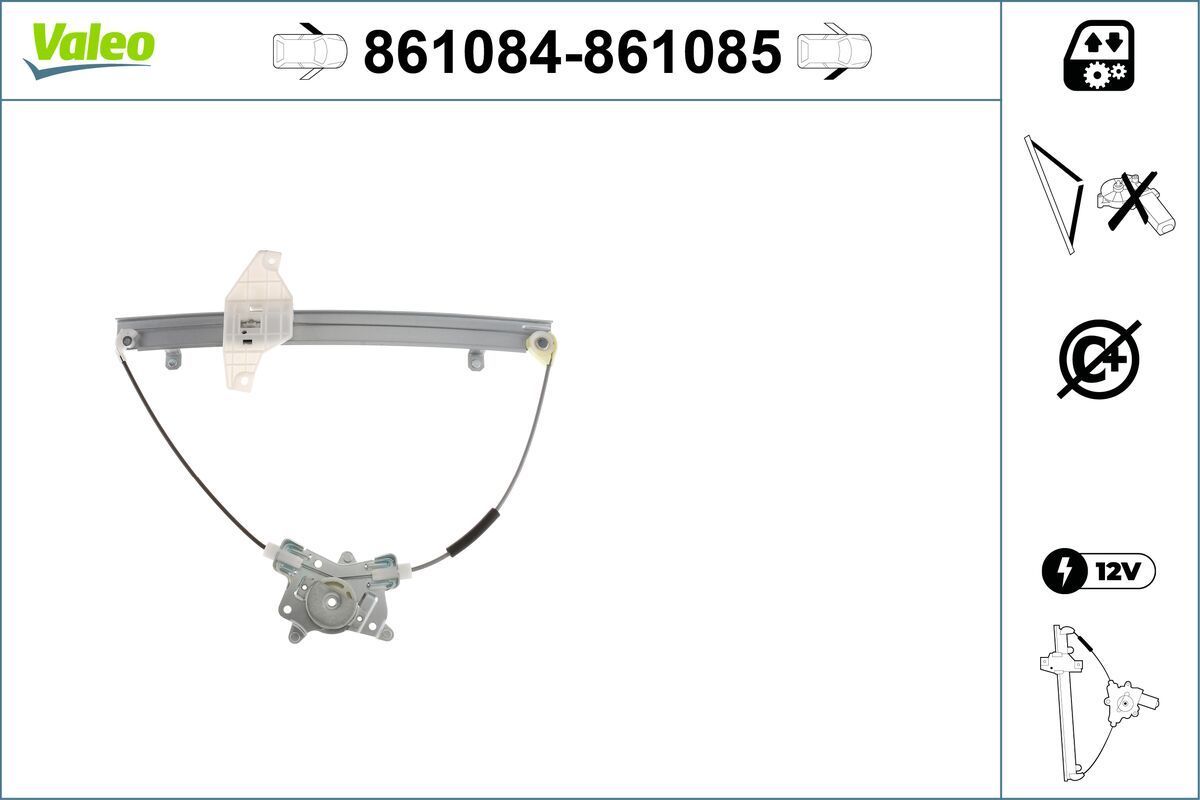 Lango pakėliklis VALEO 861084