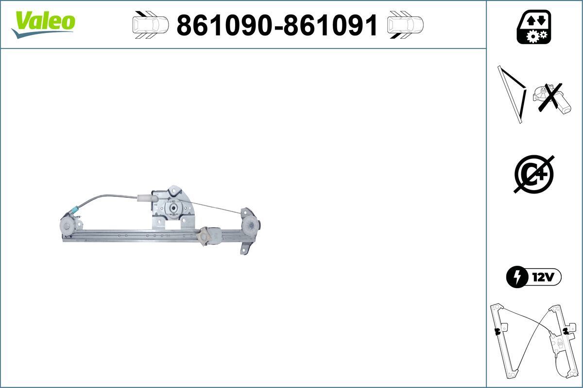 Lango pakėliklis VALEO 861090