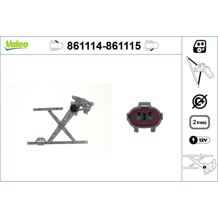 Lango pakėliklis VALEO 861114