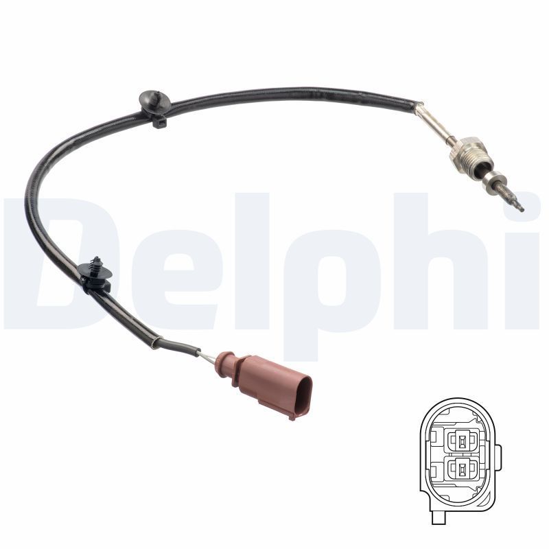 Jutiklis, išmetamųjų dujų temperatūra DELPHI TS30267
