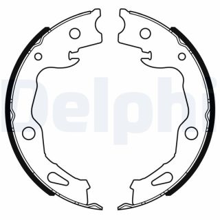 Stabdžių trinkelių komplektas, stovėjimo stabdis DELPHI LS2186