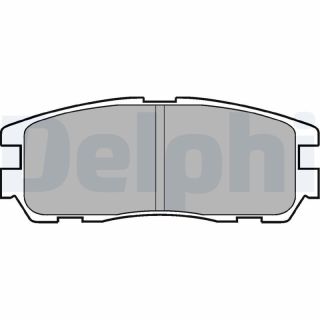 Stabdžių trinkelių rinkinys, diskinis stabdys DELPHI LP965