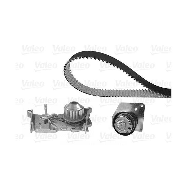 Vandens siurblio ir paskirstymo diržo komplektas VALEO 614639