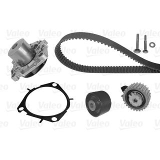 Vandens siurblio ir paskirstymo diržo komplektas VALEO 614641
