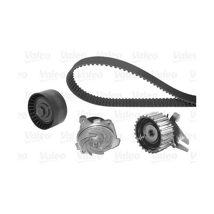 Vandens siurblio ir paskirstymo diržo komplektas VALEO 614644