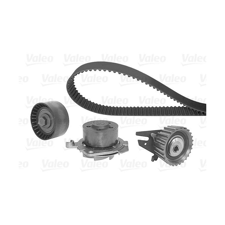 Vandens siurblio ir paskirstymo diržo komplektas VALEO 614650