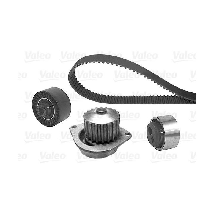 Vandens siurblio ir paskirstymo diržo komplektas VALEO 614656