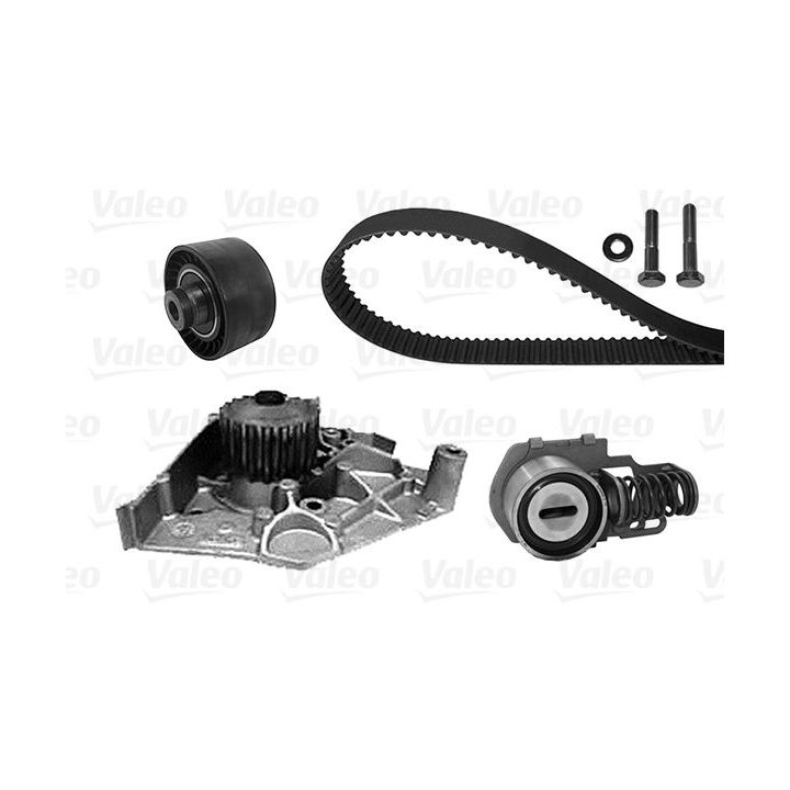 Vandens siurblio ir paskirstymo diržo komplektas VALEO 614657