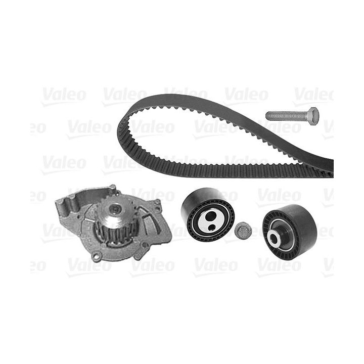 Vandens siurblio ir paskirstymo diržo komplektas VALEO 614658