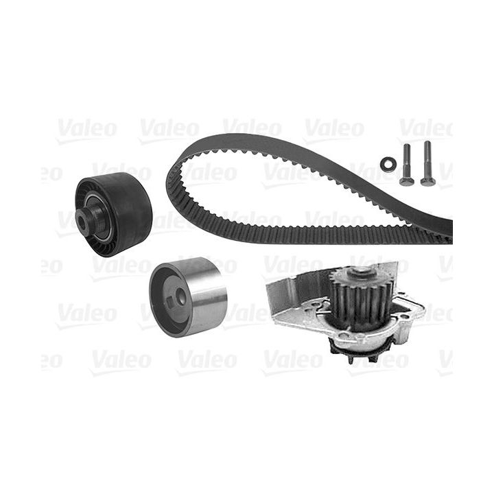 Vandens siurblio ir paskirstymo diržo komplektas VALEO 614662