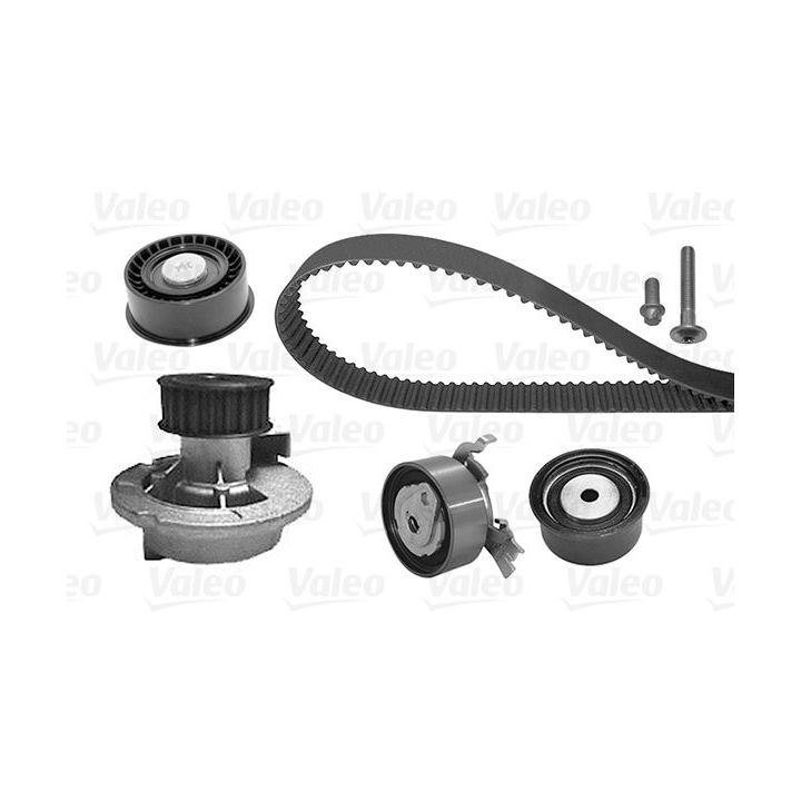 Vandens siurblio ir paskirstymo diržo komplektas VALEO 614663