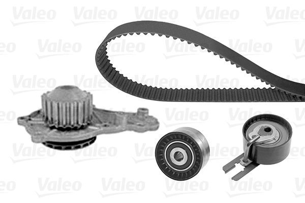 Vandens siurblio ir paskirstymo diržo komplektas VALEO 614678