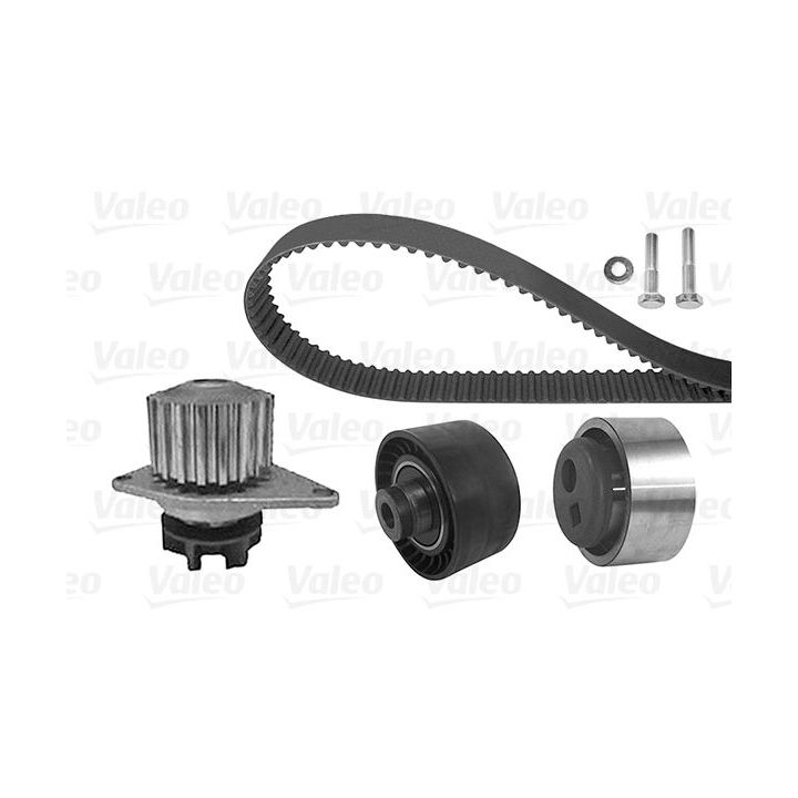 Vandens siurblio ir paskirstymo diržo komplektas VALEO 614680
