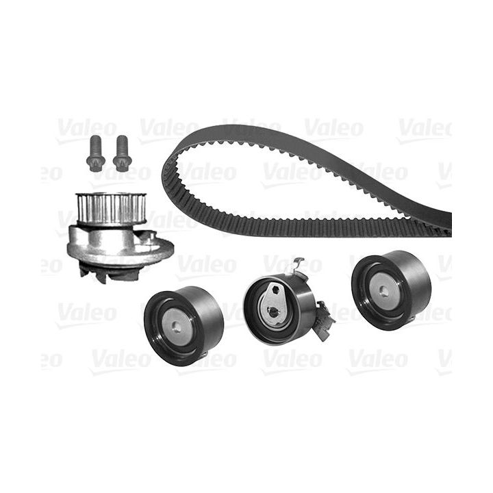 Vandens siurblio ir paskirstymo diržo komplektas VALEO 614689
