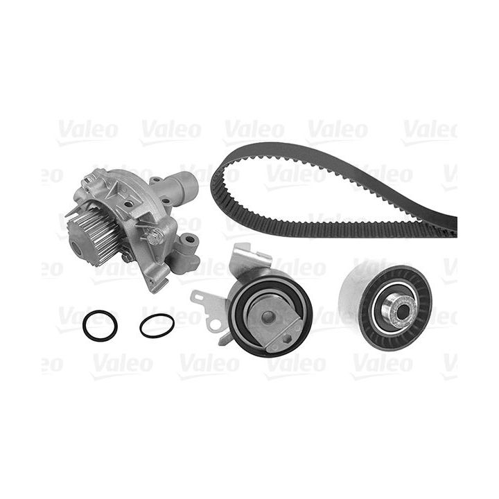 Vandens siurblio ir paskirstymo diržo komplektas VALEO 614695