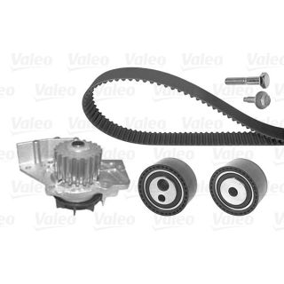 Vandens siurblio ir paskirstymo diržo komplektas VALEO 614696