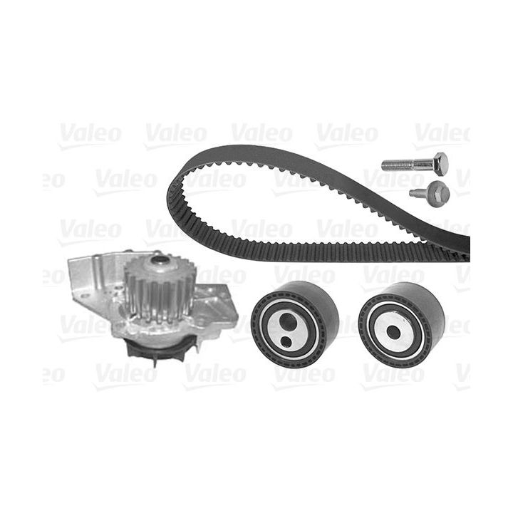 Vandens siurblio ir paskirstymo diržo komplektas VALEO 614696