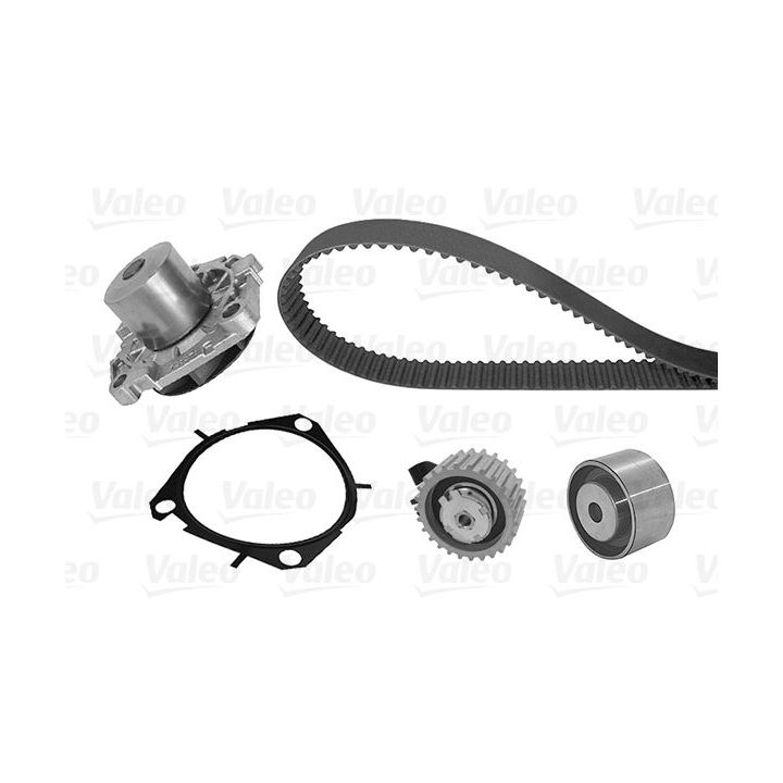 Vandens siurblio ir paskirstymo diržo komplektas VALEO 614697