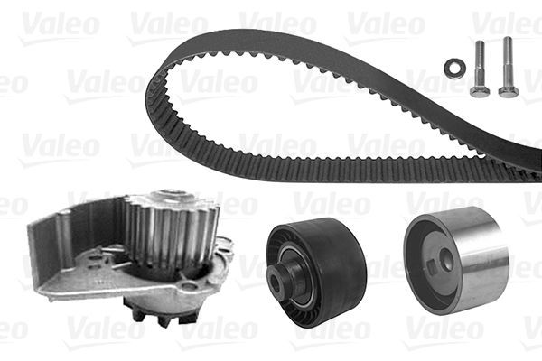 Vandens siurblio ir paskirstymo diržo komplektas VALEO 614701