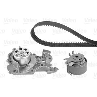 Vandens siurblio ir paskirstymo diržo komplektas VALEO 614704