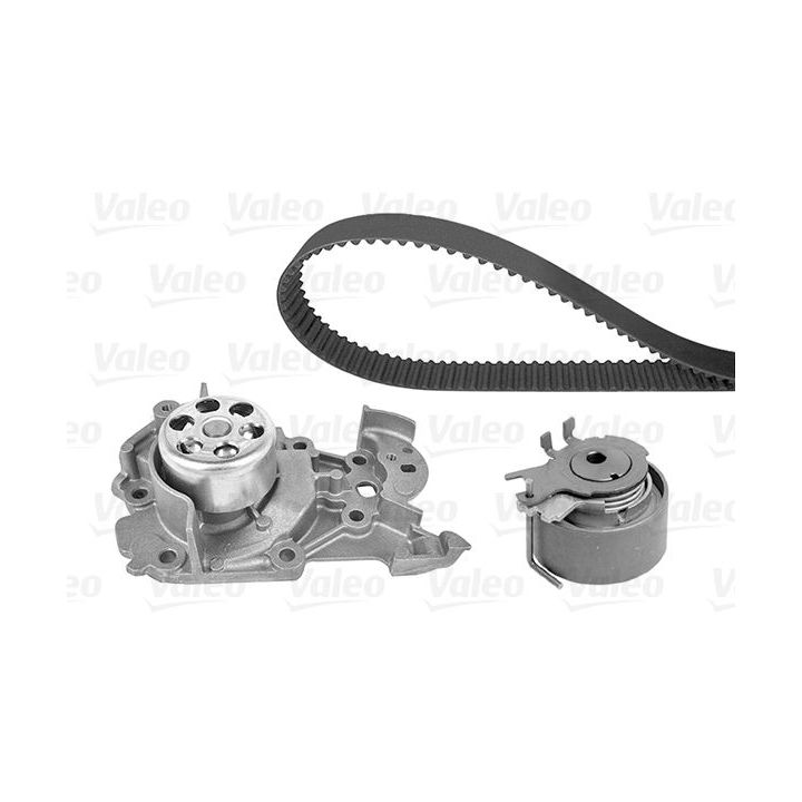 Vandens siurblio ir paskirstymo diržo komplektas VALEO 614704