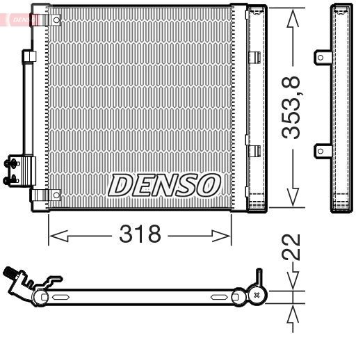 Kondensatorius, oro kondicionierius DENSO DCN99082