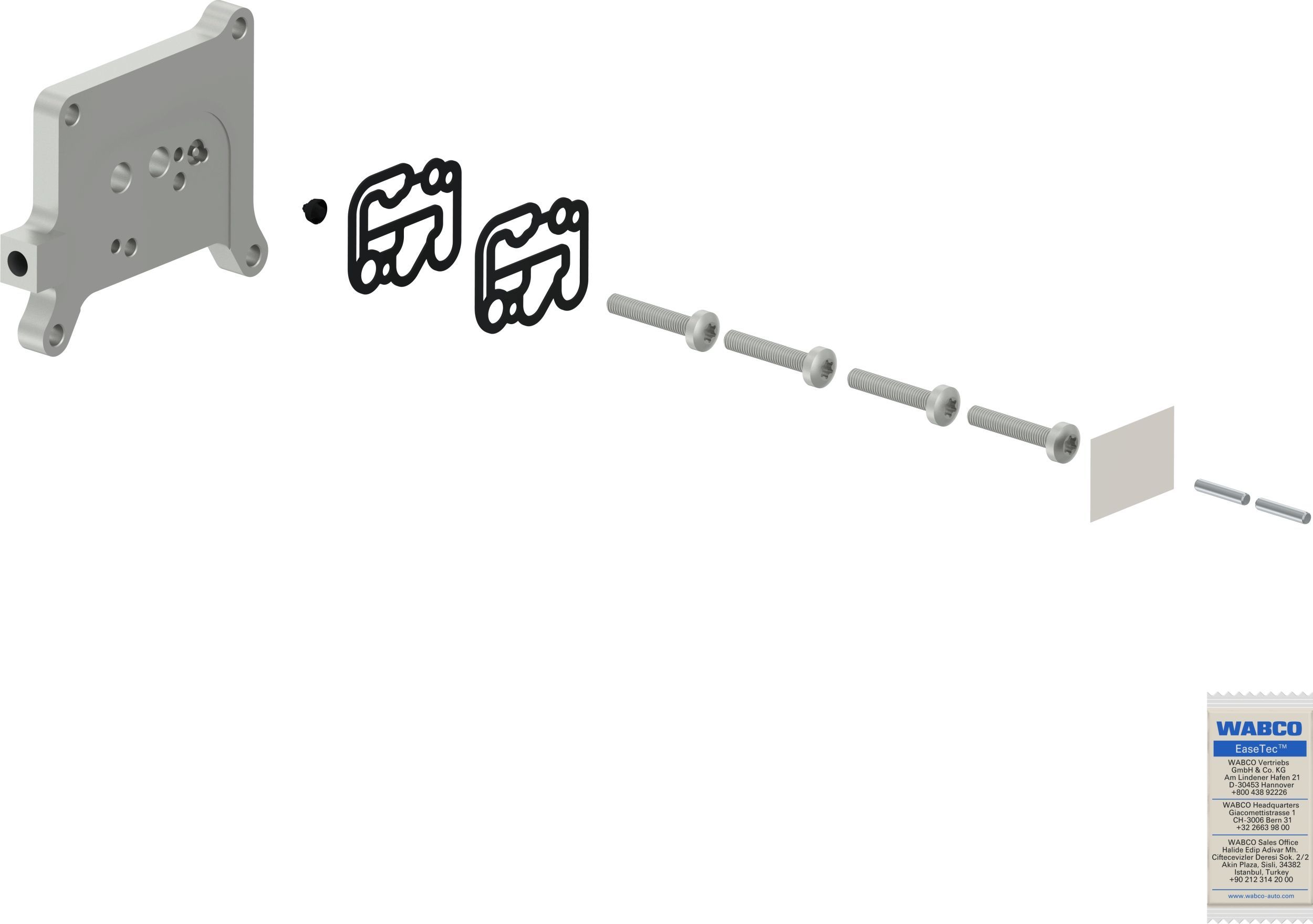 Remonto komplektas, džiovintuvas WABCO 9325109502