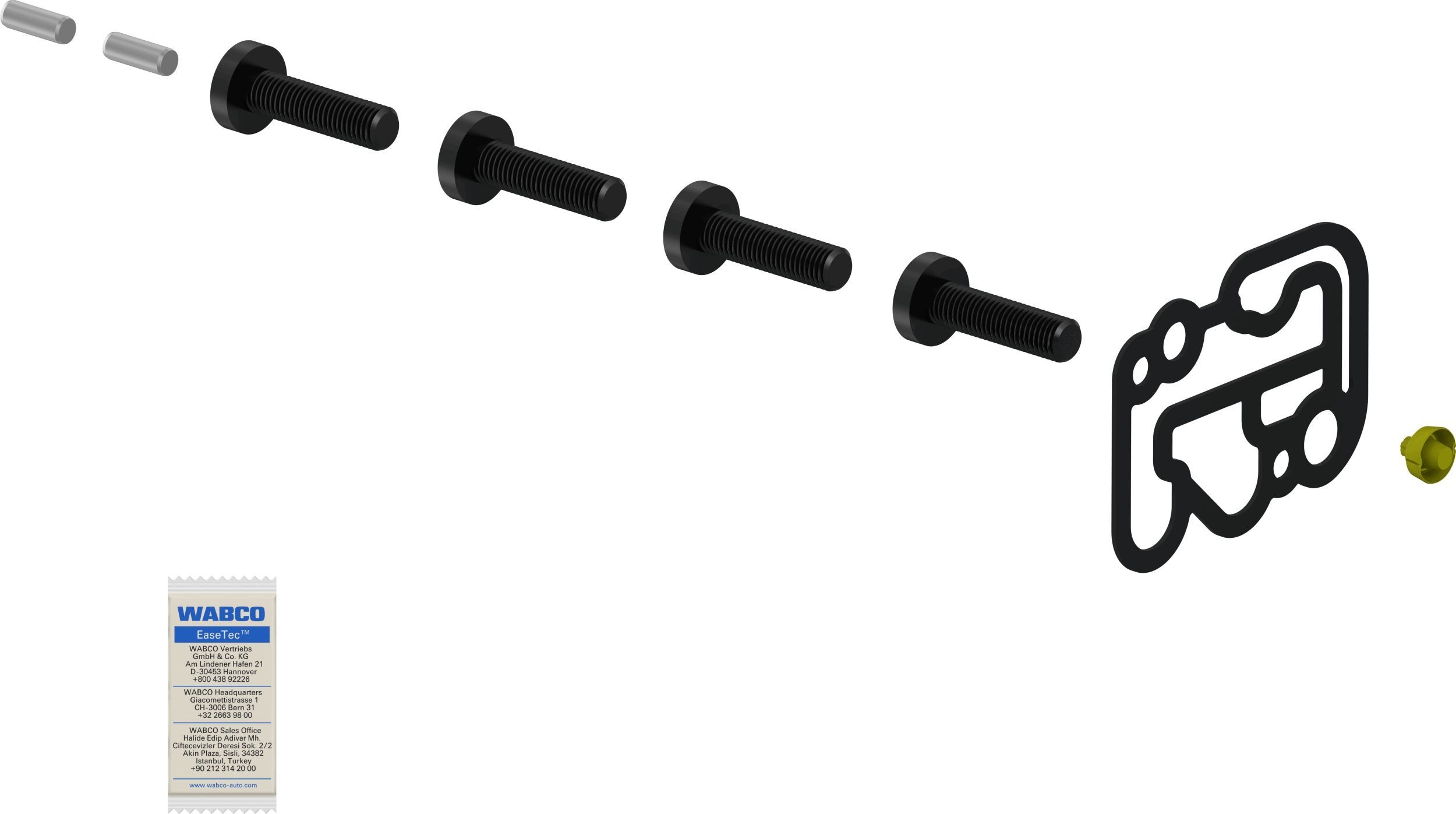 Remonto komplektas, džiovintuvas WABCO 9325109572